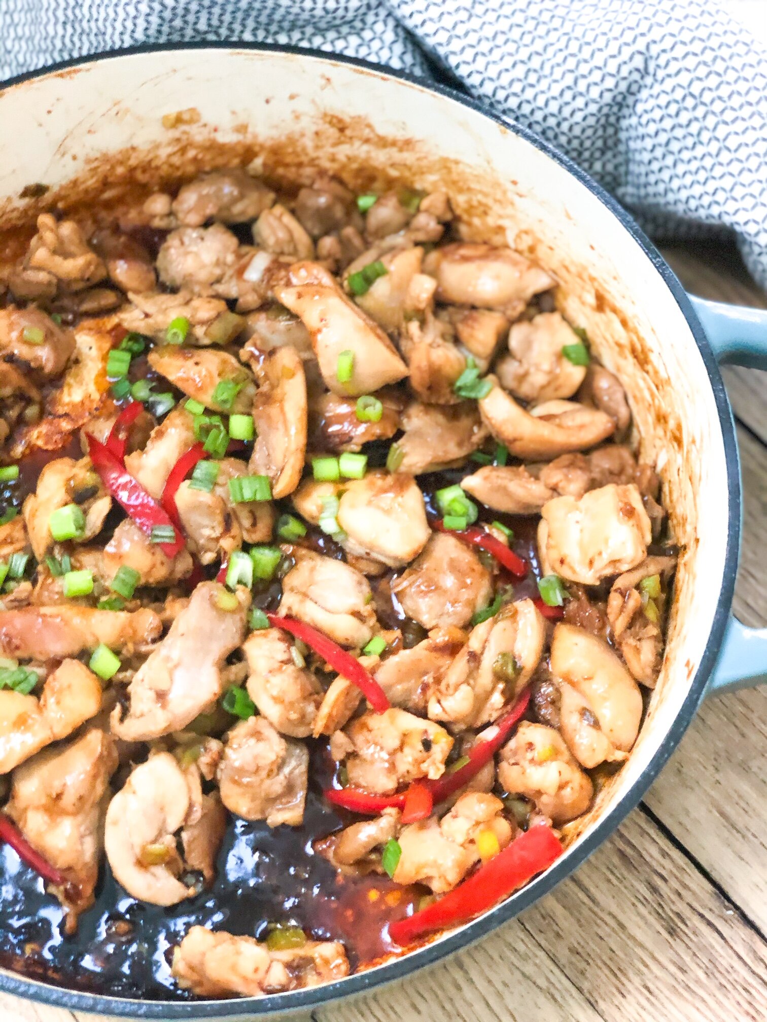 easy szchuan chicken — Well & Pretty